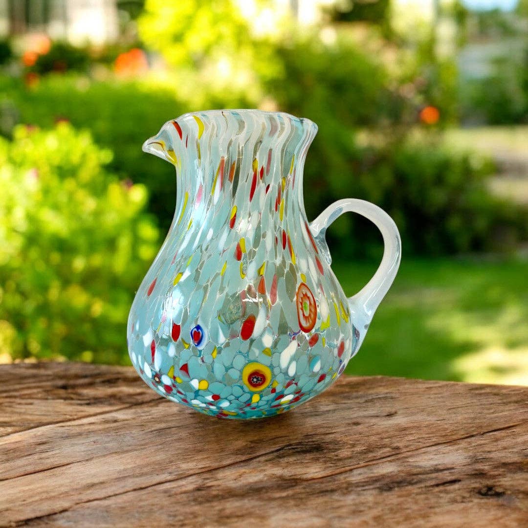 Carafe en verre « Les Couleurs de Murano » COLOMBINA: BLEU CLAIR