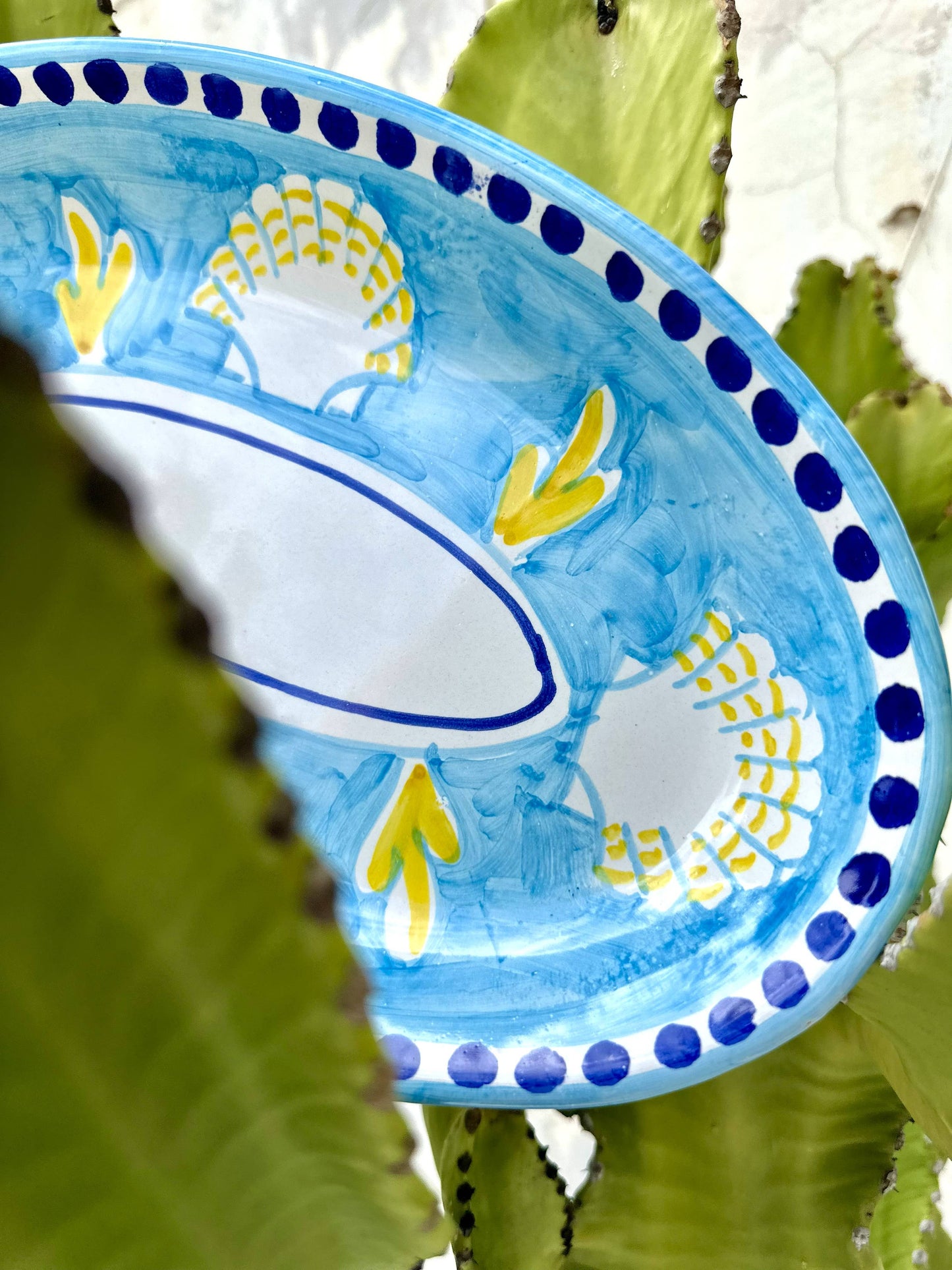 Coquillage Mer Assiette Ovale 30 cm