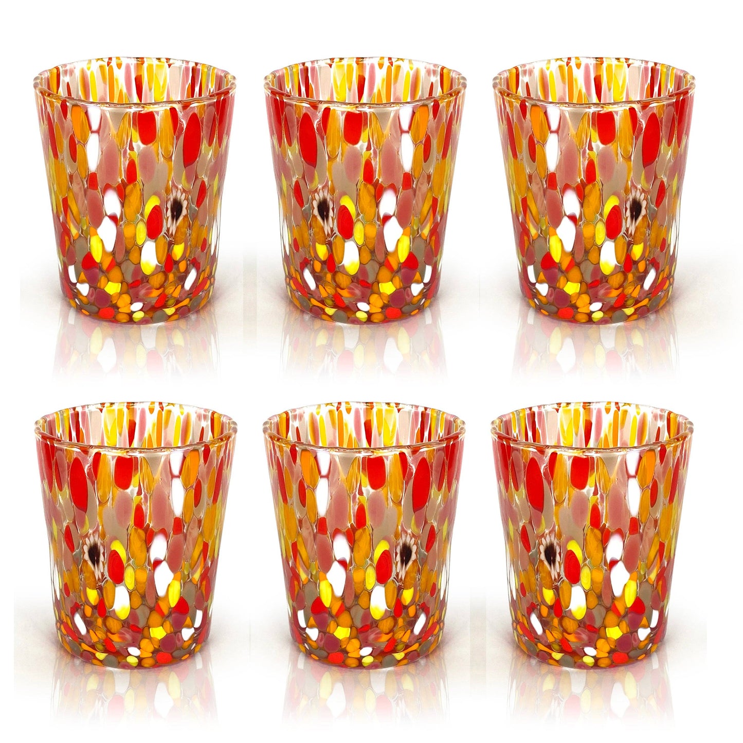 Gobelets Colombina – Verre Soufflé Murano