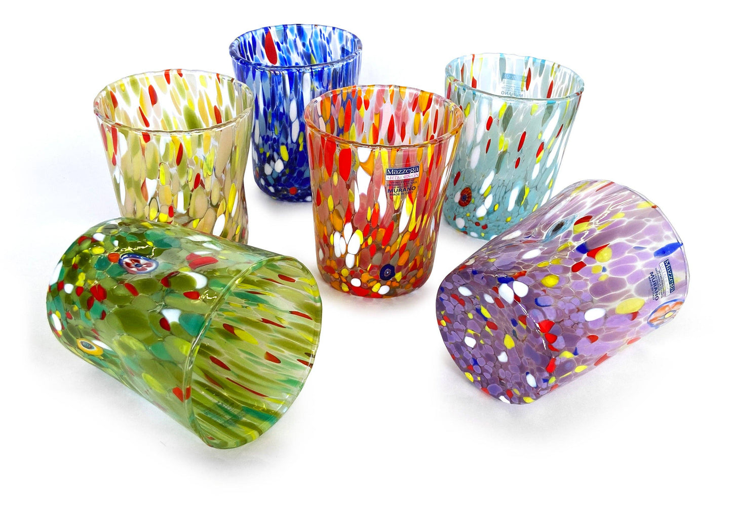 Gobelets Colombina – Verre Soufflé Murano
