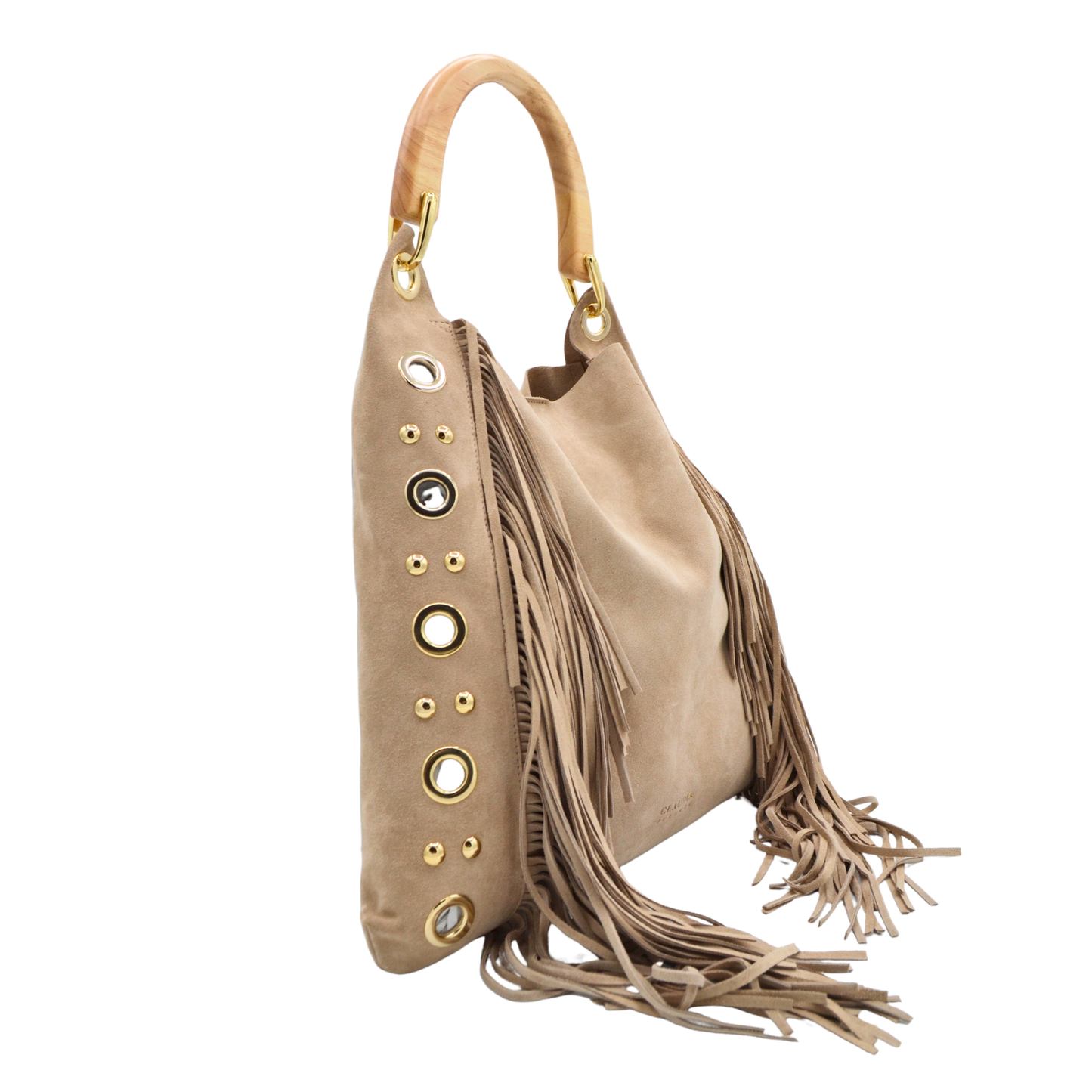 Lidia - Suède Taupe Voiles