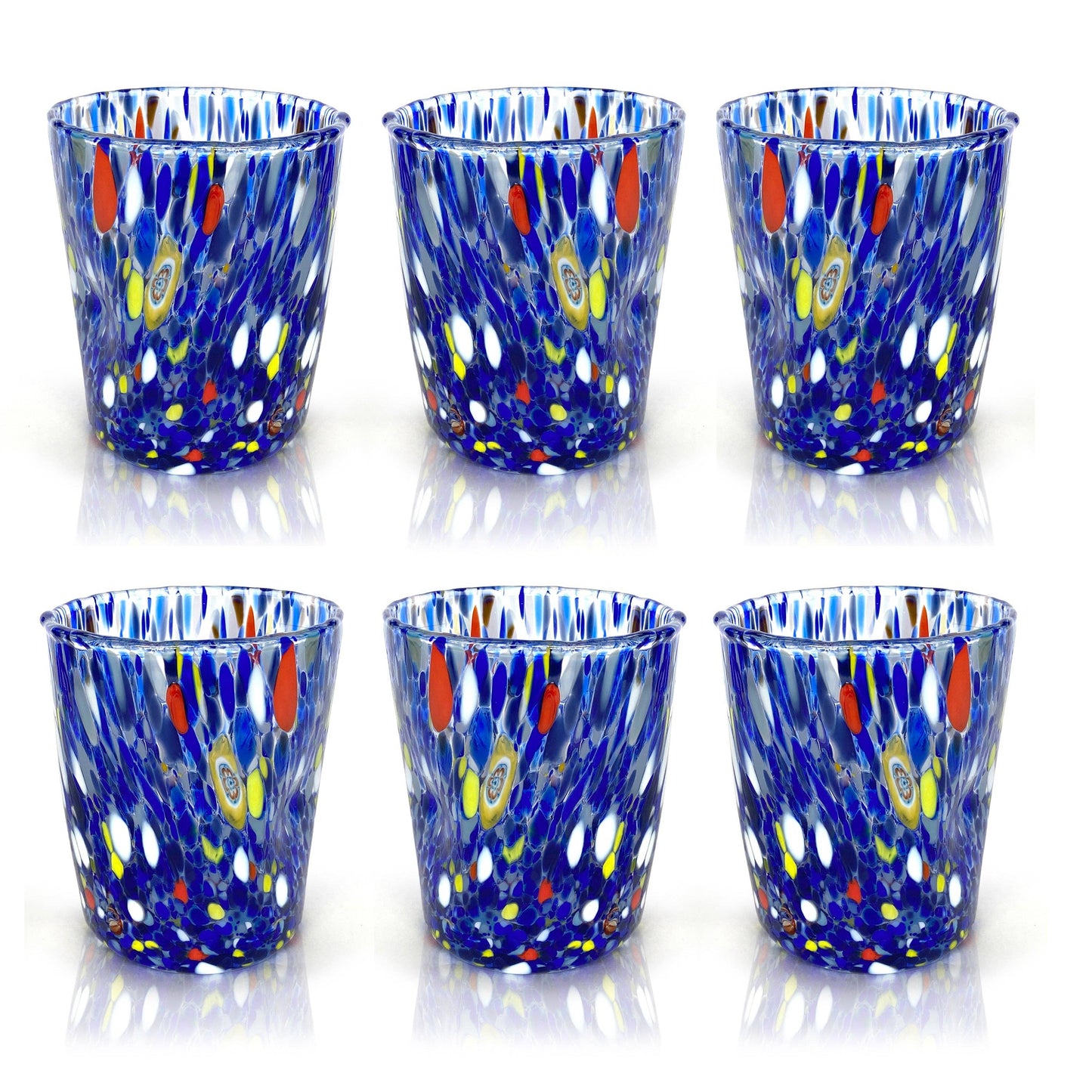 Gobelets Colombina – Verre Soufflé Murano