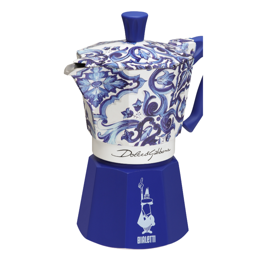 Bialetti X Dolce&Gabbana Moka Express Méditerranée bleue