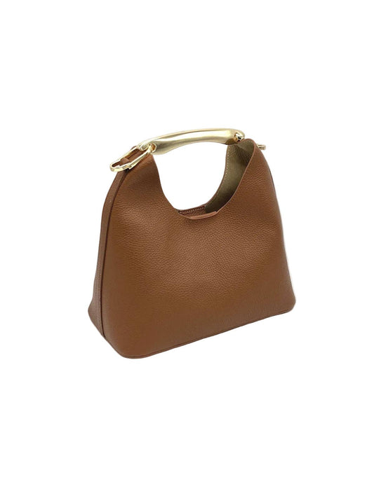 Sac à Main en Cuir Véritable  — Marron