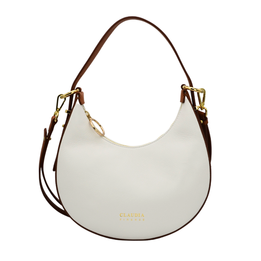 Lorenza - blanc / cuir