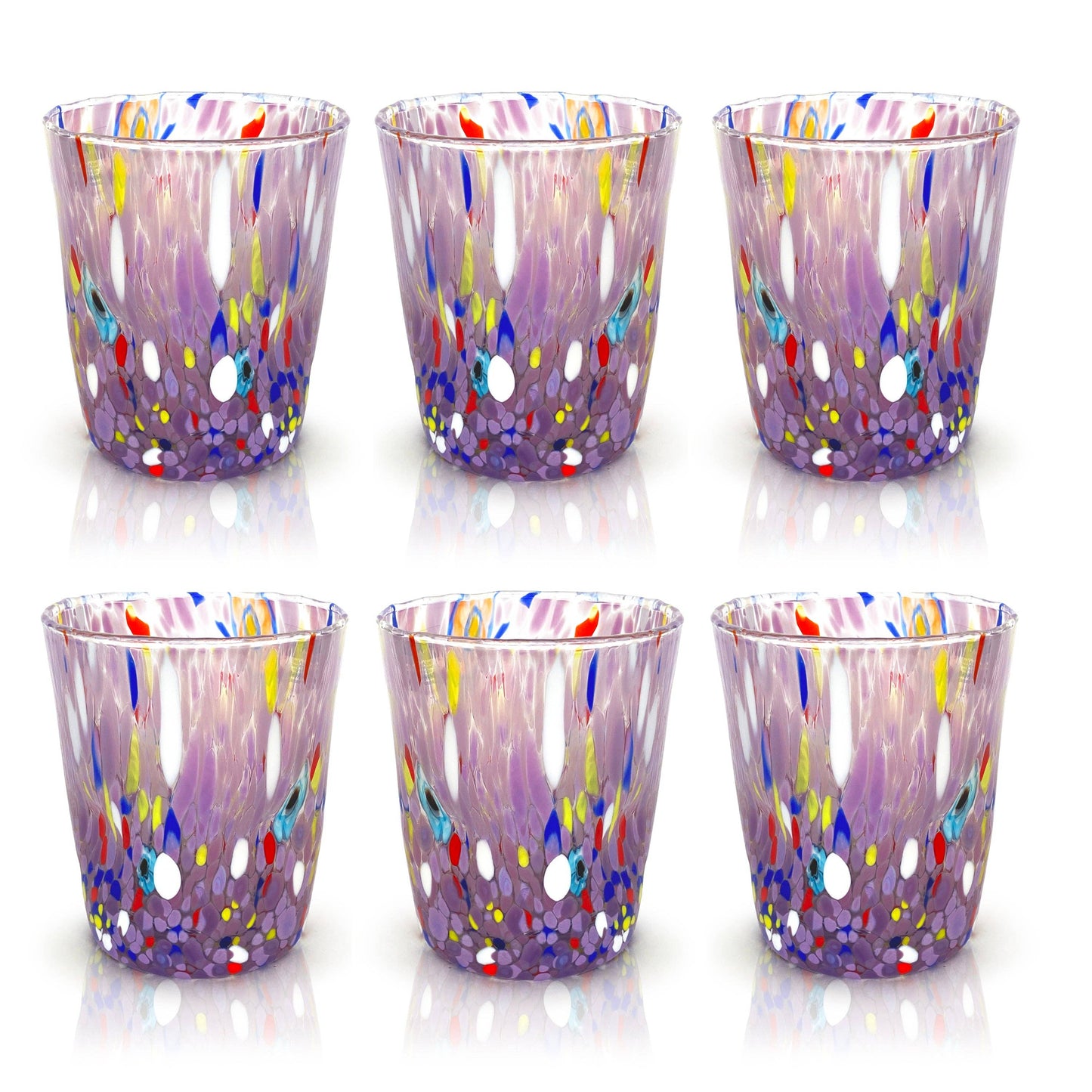 Gobelets Colombina – Verre Soufflé Murano