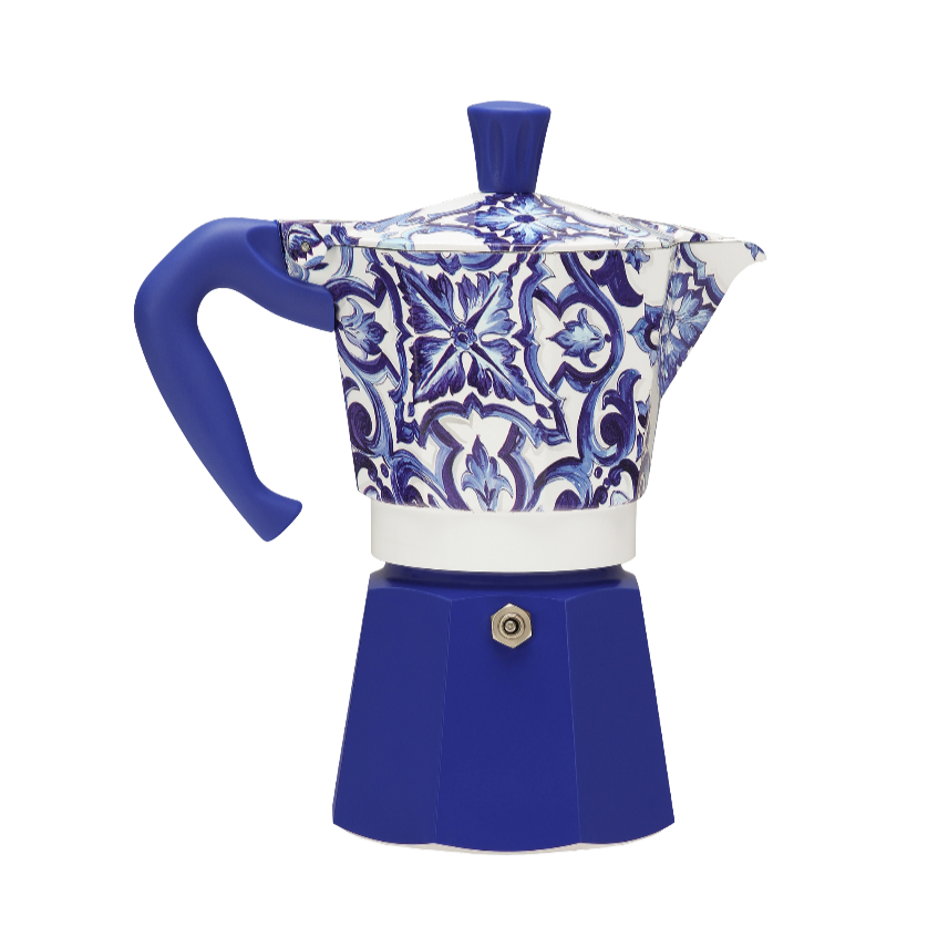 Bialetti X Dolce&Gabbana Moka Express Méditerranée bleue