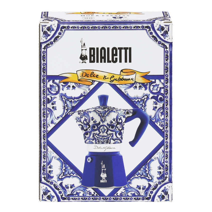Bialetti X Dolce&Gabbana Moka Express Méditerranée bleue