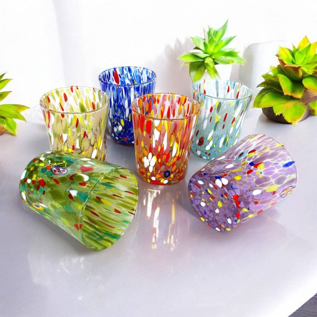 Gobelets Colombina – Verre Soufflé Murano