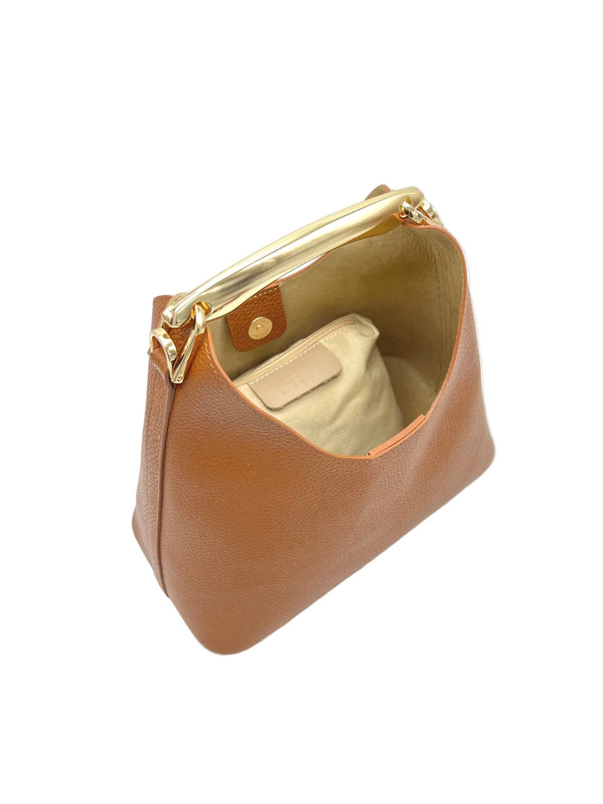 Sac à Main en Cuir Véritable  — Marron