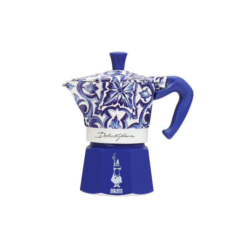 Bialetti X Dolce&Gabbana Moka Express Méditerranée bleue