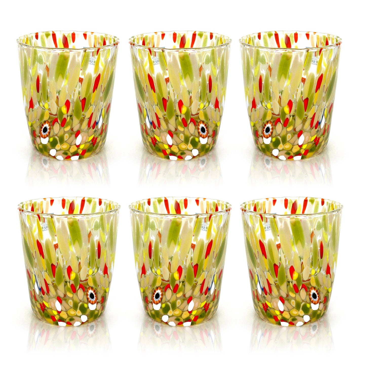 Gobelets Colombina – Verre Soufflé Murano