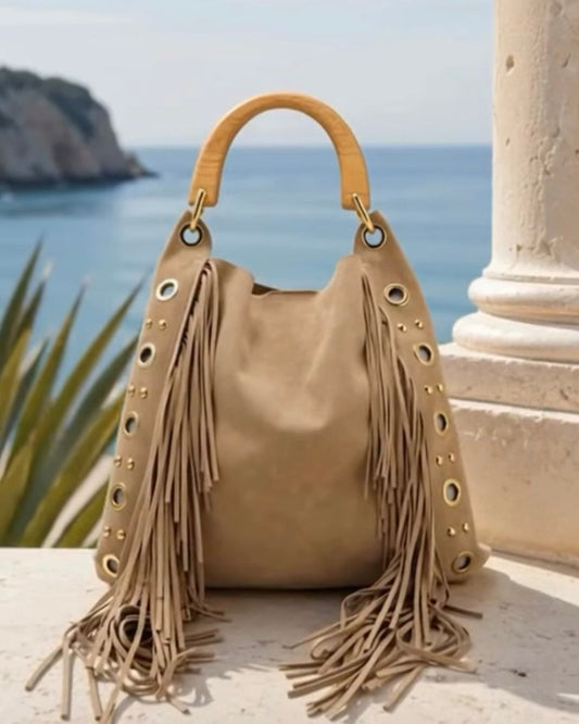Lidia - Suède Taupe Voiles