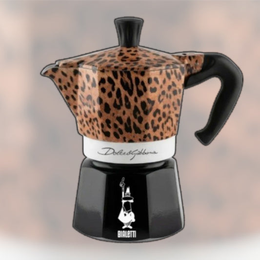 Précommande – Bialetti x Dolce&Gabbana Leopardo – Moka Express 3 tasses